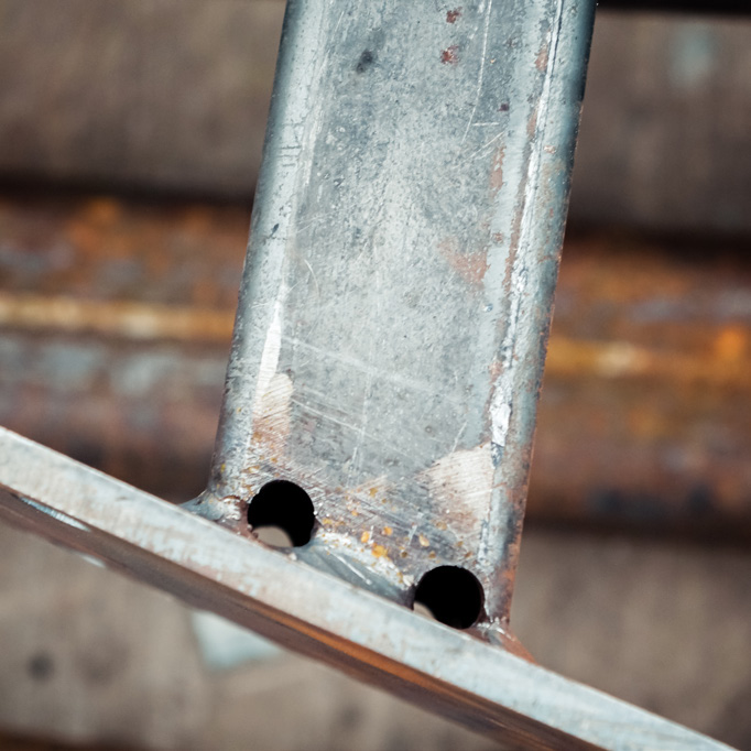 External venting sections RHS steel